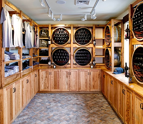 Mari Vineyards Retail Display with Custom Wine Racks