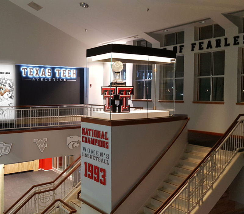 Texas Tech University Branded Signage in Lubbock, Texas